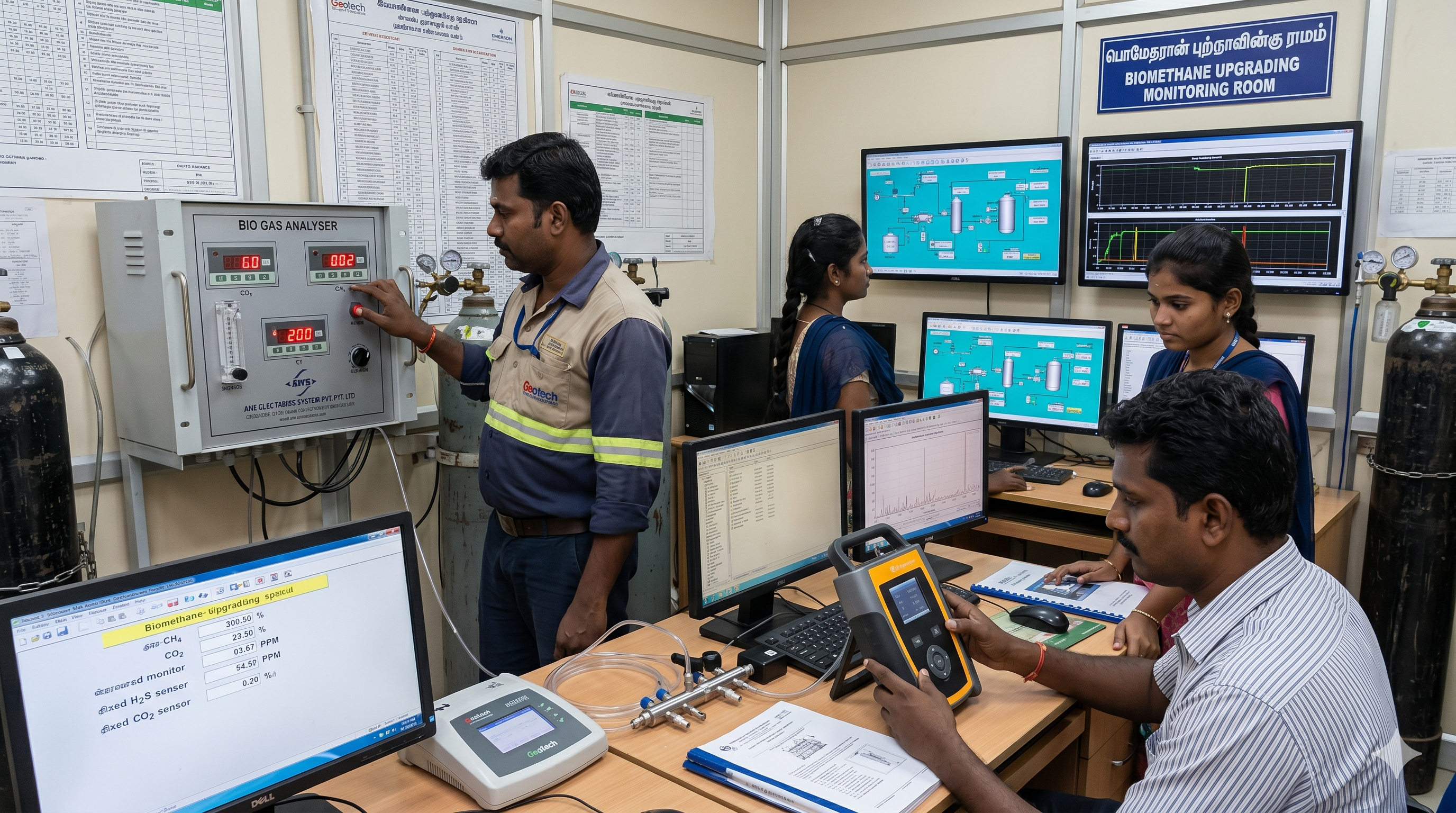 Biomethane Upgrading Monitors